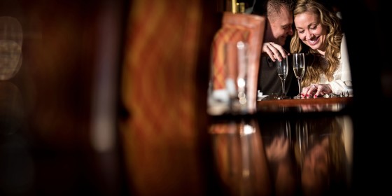 Sarah | Brian | Northbrook Hilton Allgauer's Restaurant Engagement